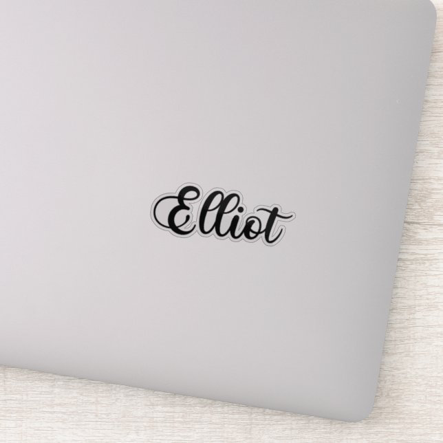 Elliot Name - Handwritten Calligraphy (Detail)