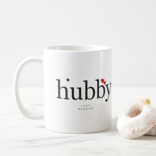 Elliot Ness - Hubby Just Married Mug (With Donut)