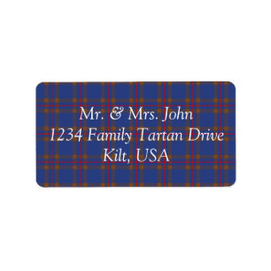 Elliot Tartan Label