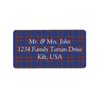 Elliot Tartan Label
