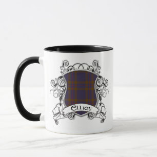 Elliot Tartan Shield Mug