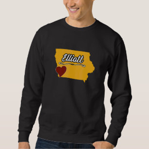 ELLIOTT IOWA IA USA Cute Souvenir Merch US City Sweatshirt
