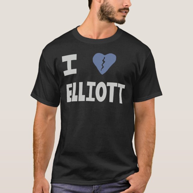 Elliott Smith Tribute - I Broken Heart Elliott   T-Shirt (Front)