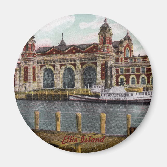 Ellis Island Magnet (Front)