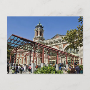 ellis island postcard