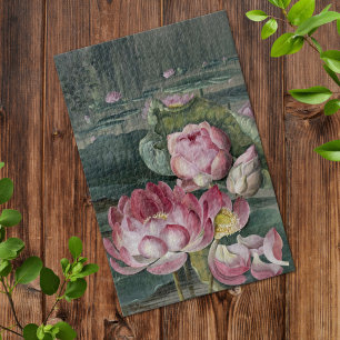 Ellis Rowan Sacred Lotus Water Lily Vintage Flower Jigsaw Puzzle