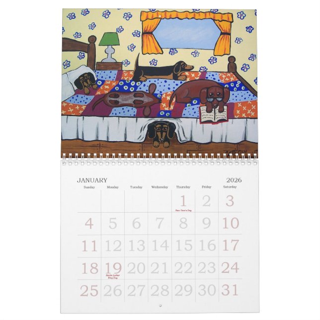 Ellison Art Calander 2024 Calendar (Jan 2026)