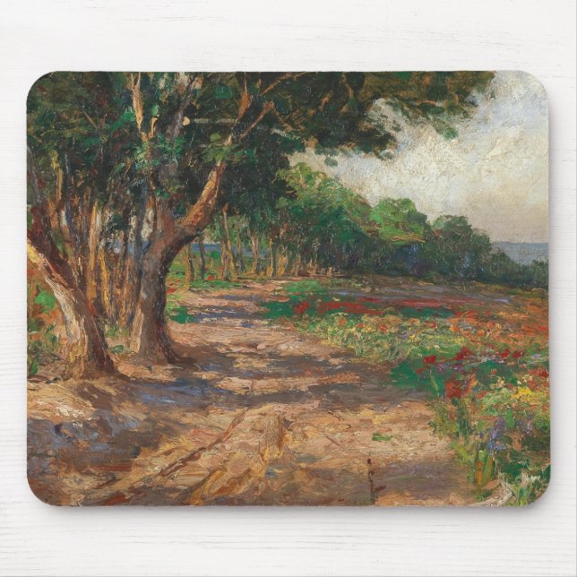 Elm-lined Promenade in Euxinograd Mouse Pad (Front)