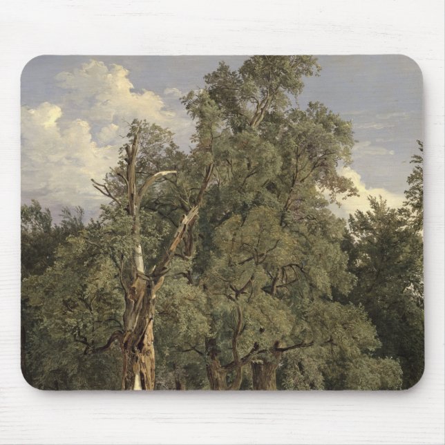 Elm trees in Prater, 1831 Mouse Pad (Front)