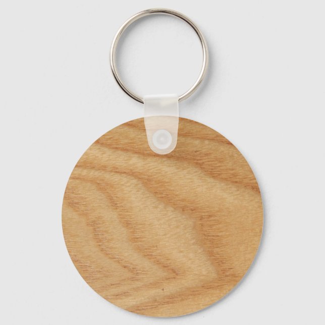 Elm Woodgrain Key Ring (Front)