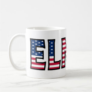Elmar Name Vorname USA styled Tasse Kaffeetasse Coffee Mug