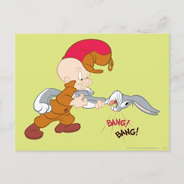 ELMER FUDD™ and BUGS BUNNY™ Postcard (Front)