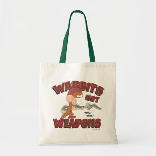 ELMER FUDD™ & BUGS BUNNY™ "Wabbits Not Weapons" Tote Bag
