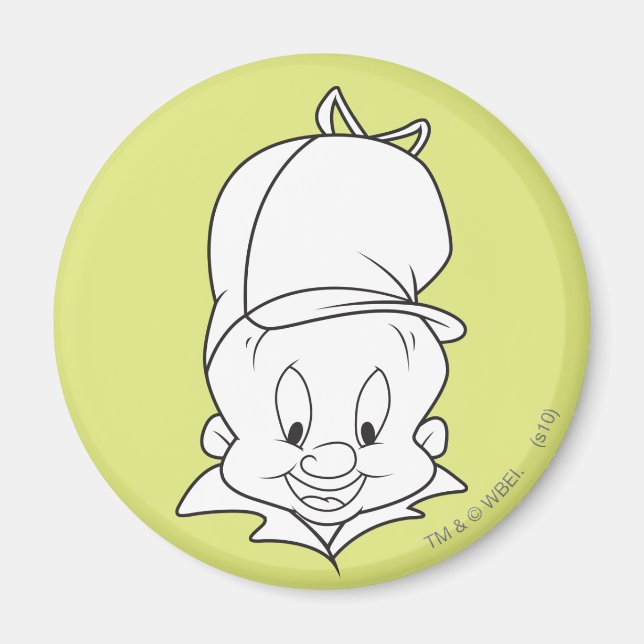 ELMER FUDD™ Head Shot Magnet (Front)