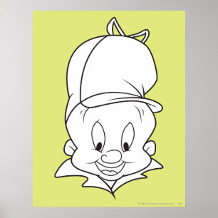 ELMER FUDD™ Head Shot Poster