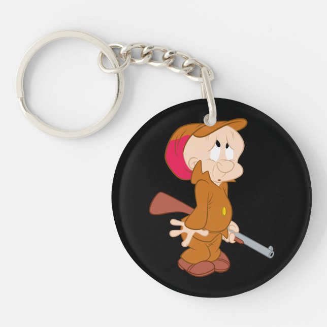 ELMER FUDD™ | Scared Pose Key Ring (Front)