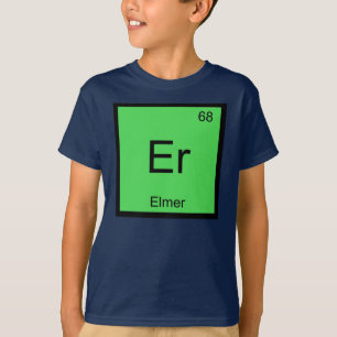 Elmer Name Chemistry Element Periodic Table T-Shirt