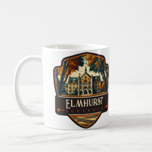 Elmhurst, Illinois   Vintage Coffee Mug