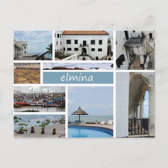 elmina postcard (Front)