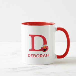 Elmo Add Your Name & Monogram D Mug