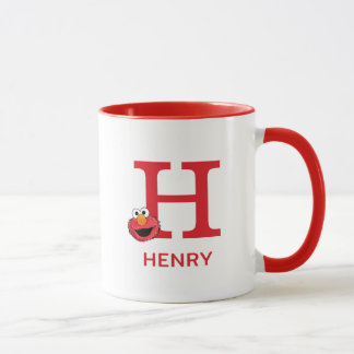 Elmo Add Your Name & Monogram H Mug