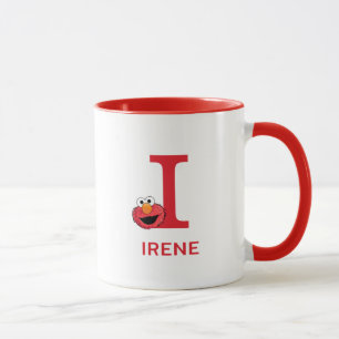 Elmo Add Your Name & Monogram I Mug