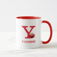 Elmo Add Your Name & Monogram Y