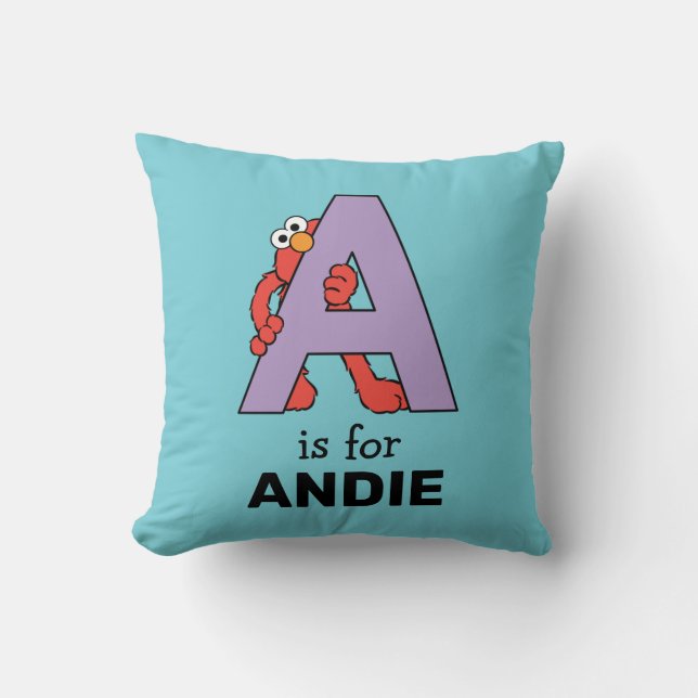 Elmo Alphabet | A Purple Cushion (Front)