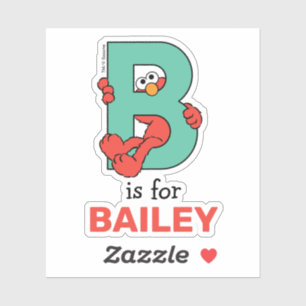 Elmo Alphabet B Teal