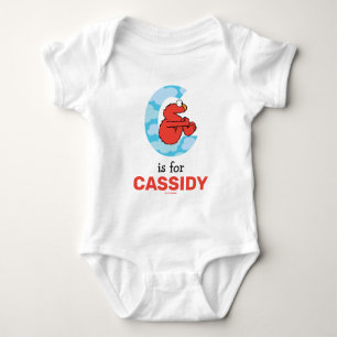 Elmo Alphabet C Clouds Baby Bodysuit