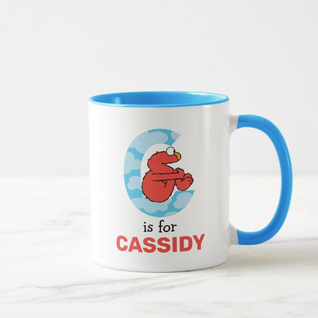 Elmo Alphabet | C Clouds Mug (Right)