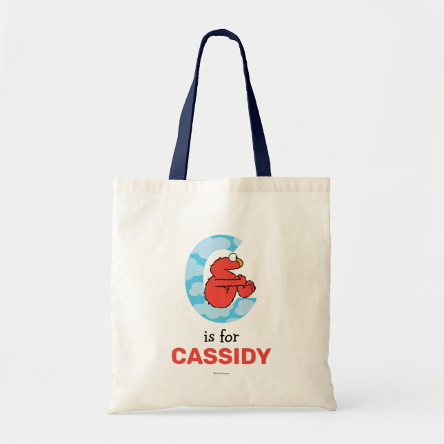 Elmo Alphabet | C Clouds Tote Bag (Front)