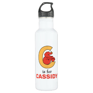 Elmo Alphabet   C Orange 710 Ml Water Bottle