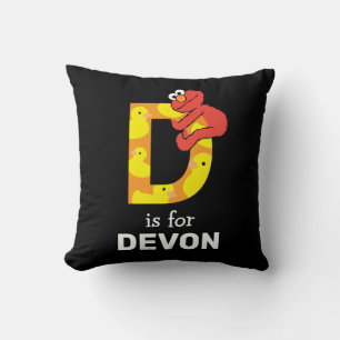 Elmo Alphabet   D Duck Cushion