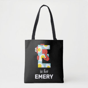 Elmo Alphabet E Eggs Tote Bag