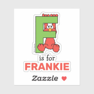 Elmo Alphabet F Green