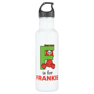 Elmo Alphabet   F Green 710 Ml Water Bottle