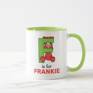 Elmo Alphabet   F Green Mug