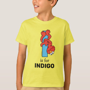Elmo Alphabet   I Blue T-Shirt