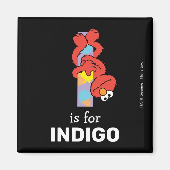 Elmo Alphabet | I Ice Cream Magnet (Front)