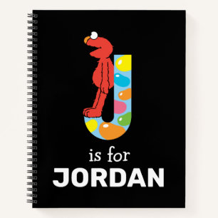 Elmo Alphabet   J Jelly Bean Notebook