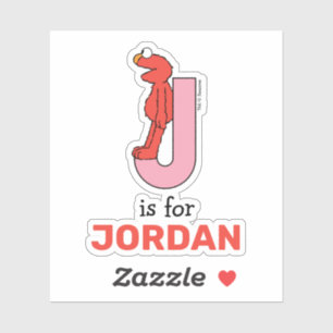 Elmo Alphabet J Pink