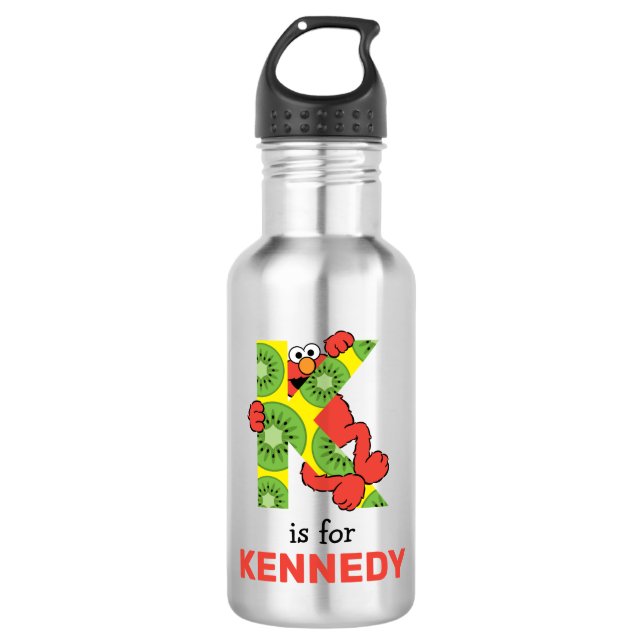 Elmo Alphabet | K Kiwi 710 Ml Water Bottle (Front)