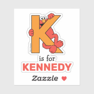 Elmo Alphabet K Orange