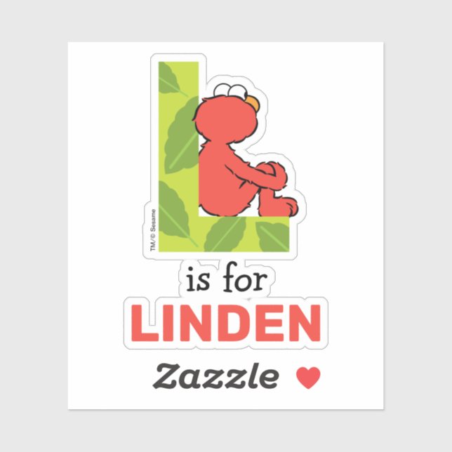 Elmo Alphabet | L Leaf (Sheet)