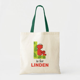 Elmo Alphabet   L Leaf Tote Bag