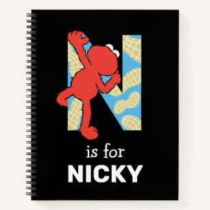 Elmo Alphabet N Nuts Notebook