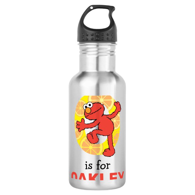 Elmo Alphabet | O Orange 710 Ml Water Bottle (Front)