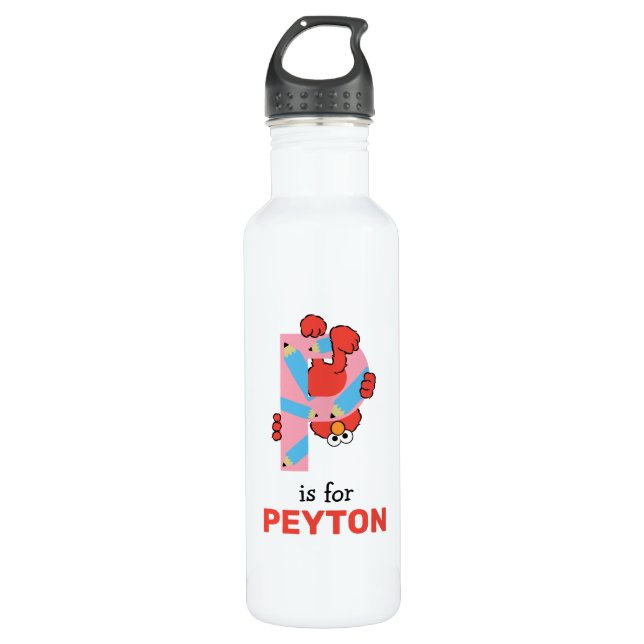 Elmo Alphabet | P Pencil 710 Ml Water Bottle (Front)