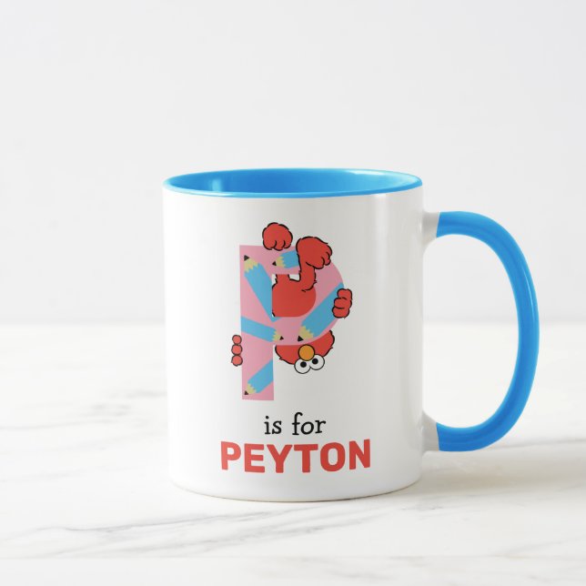 Elmo Alphabet | P Pencil Mug (Right)